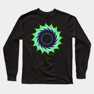 Green mandala Long Sleeve T-Shirt